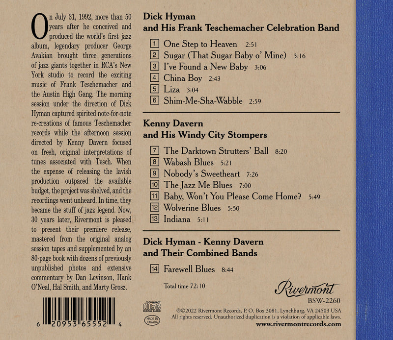 One Step to Chicago: The Legacy of Frank Teschemacher and the Austin High Gang