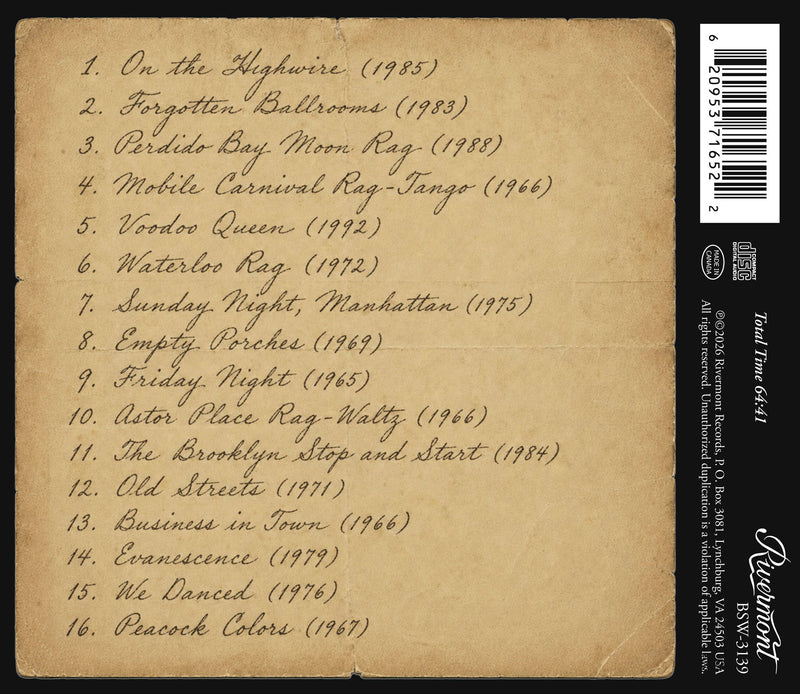 On the Highwire: Piano Rags, Waltzes, and Tangos by Donald Ashwander