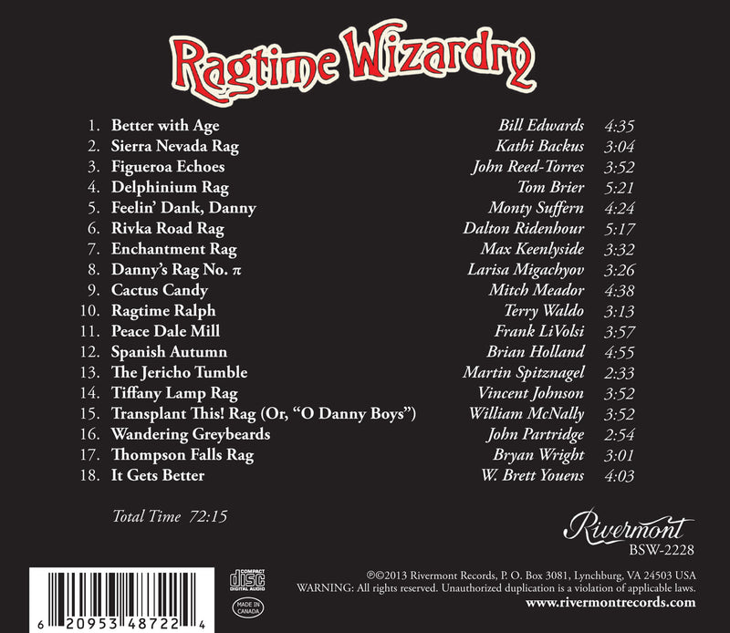 Ragtime Wizardry: 18 New Piano Rags Played by the Composers